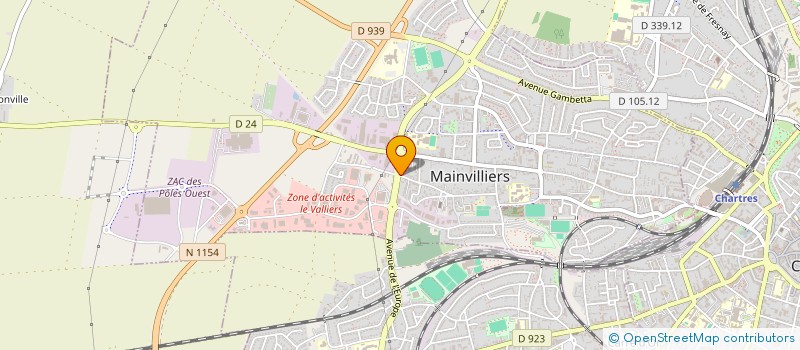 localisation de l'entreprise MADAME LUDIVINE TOURTEAU à MAINVILLIERS