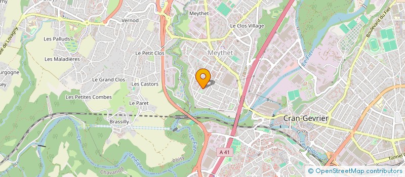 localisation de l'entreprise MADAME LUDIVINE TOUTENHOOFD à ANNECY