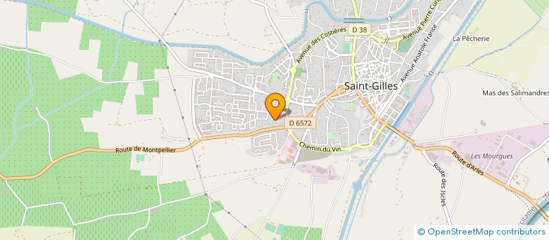 localisation de l'entreprise MADAME LUDIVINE TUR  SAINT-GILLES