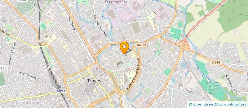 localisation de l'entreprise MADAME LUDIVINE VALERIE EQUINET  TROYES