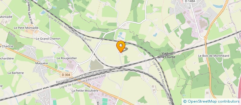 localisation de l'entreprise MADAME LUDIVINE VANNIER  LA BAZOGE