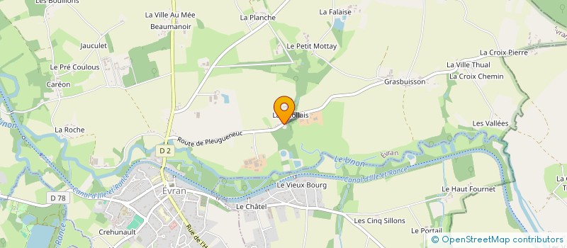 localisation de l'entreprise MADAME LUDIVINE VATIN  EVRAN