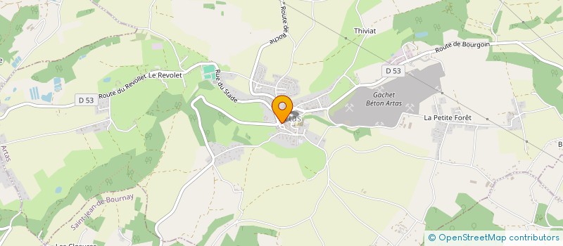 localisation de l'entreprise MADAME LUDIVINE VENET  ARTAS