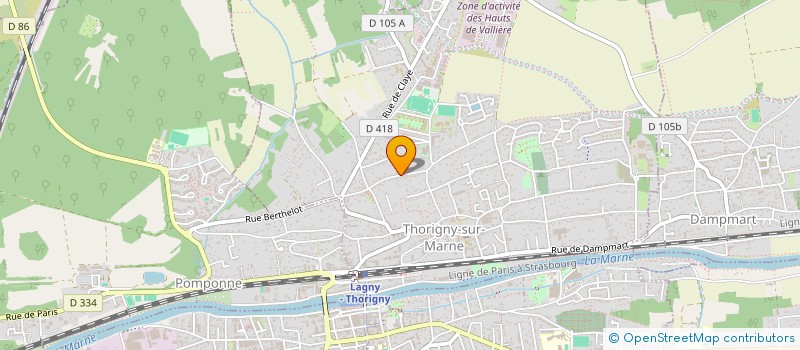 localisation de l'entreprise MADAME LUDIVINE VENIEN  THORIGNY-SUR-MARNE