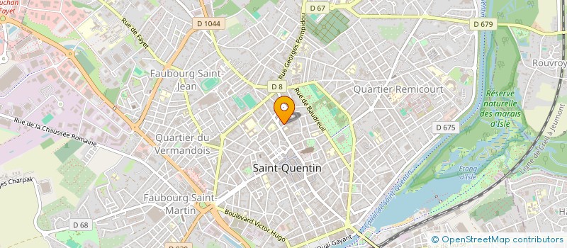 localisation de l'entreprise MADAME LUDIVINE VENTURINI  SAINT-QUENTIN