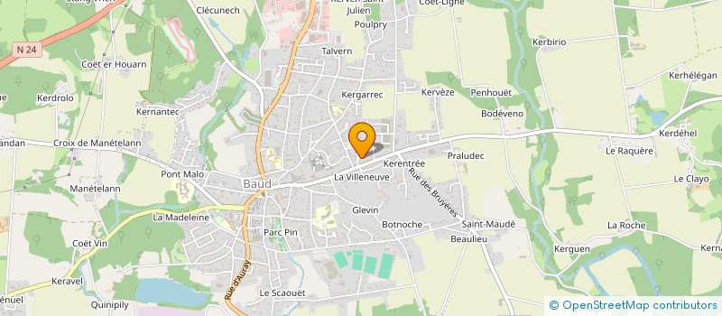 localisation de l'entreprise MADAME LUDIVINE VERMEERSCHE  BAUD