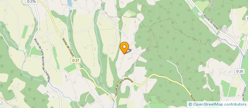 localisation de l'entreprise MADAME LUDIVINE VILLARD  SAINT ANTOINE L'ABBAYE