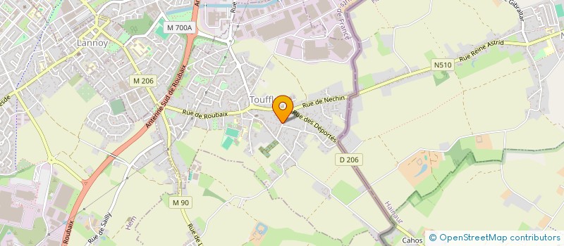 localisation de l'entreprise MADAME LUDIVINE WAIRY  TOUFFLERS