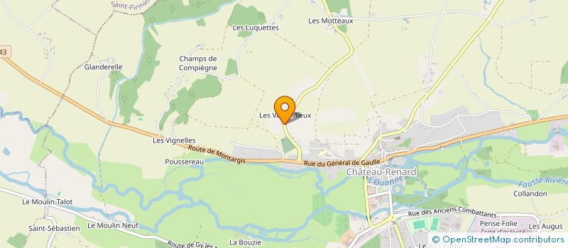 localisation de l'entreprise MADAME LUDIVINE WASSON à CHATEAU-RENARD