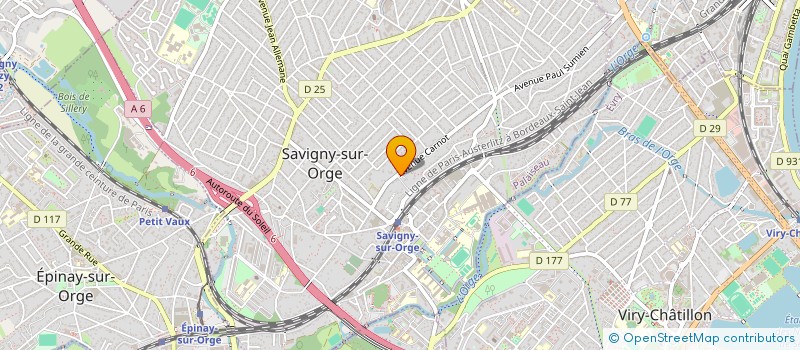 localisation de l'entreprise MADAME LUDIWINE BEAUHAIRE  SAVIGNY-SUR-ORGE