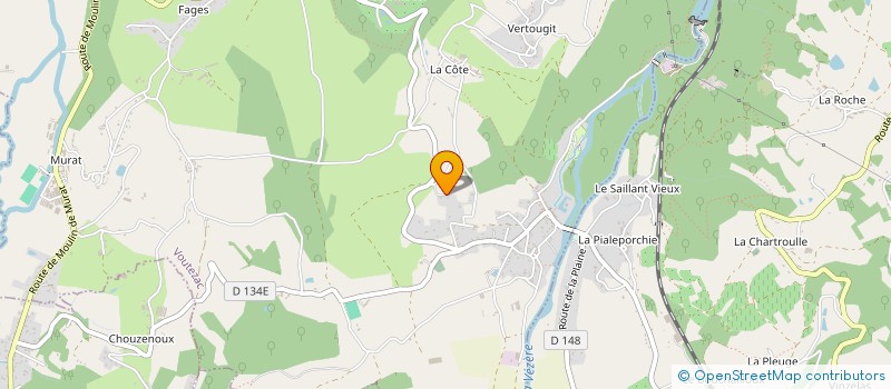 localisation de l'entreprise MADAME LUDIWINE CHARRETTE  LANTON