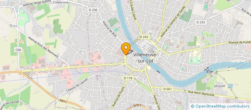 localisation de l'entreprise MADAME LUDIWINE FERCHAUD  VILLENEUVE-SUR-LOT