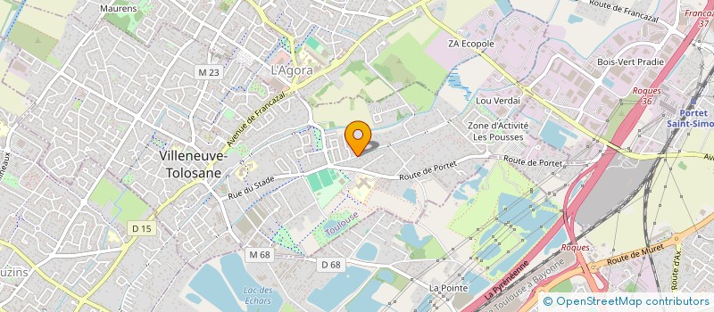 localisation de l'entreprise MADAME LUDIWINE MARJARY à VILLENEUVE-TOLOSANE