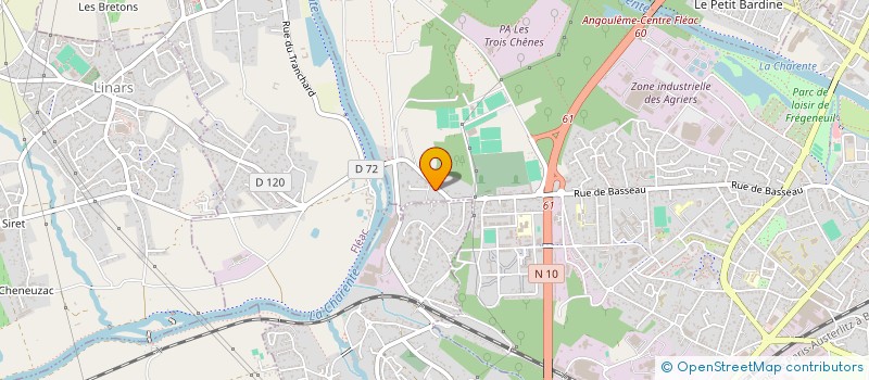 localisation de l'entreprise MADAME LUDIWINE VENEL à ANGOULEME
