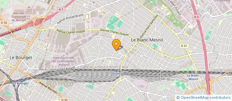localisation de l'entreprise MADAME LUDMILA ALBOT  DRANCY