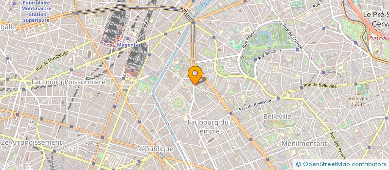 localisation de l'entreprise MADAME LUDMILA DEBOWSKA  PARIS