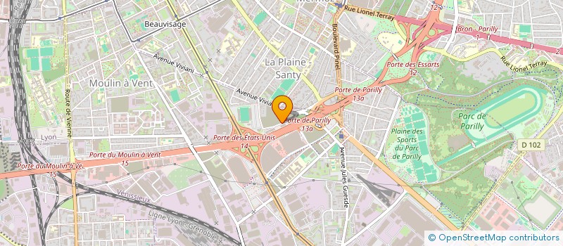 localisation de l'entreprise MADAME LUDMILA LEAHU  VENISSIEUX