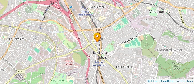 localisation de l'entreprise MADAME LUDMILA LINO DE SOUZA ALCANTARA à ROSNY-SOUS-BOIS