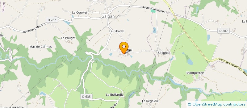 localisation de l'entreprise MADAME LUDMILA LOUPIAS  GALGAN