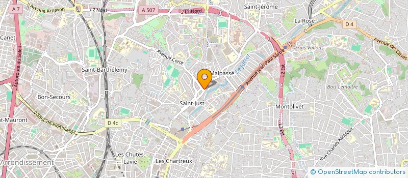 localisation de l'entreprise MADAME LUDMILA MARIE JUVENAL à MARSEILLE