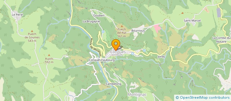 localisation de l'entreprise MADAME LUDMILA MINCIEL à CONQUES-EN-ROUERGUE