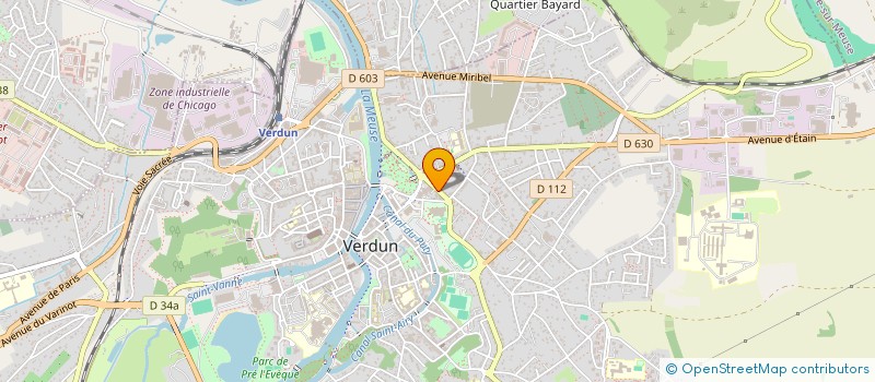 localisation de l'entreprise MADAME LUDMILA SONNET à VERDUN