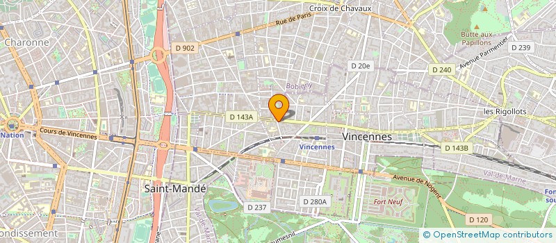 localisation de l'entreprise MADAME LUDMILA ZAMBITCHI à VINCENNES