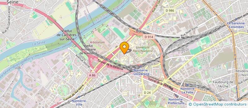 localisation de l'entreprise MADAME LUDMILLA BELLONY  NANTERRE