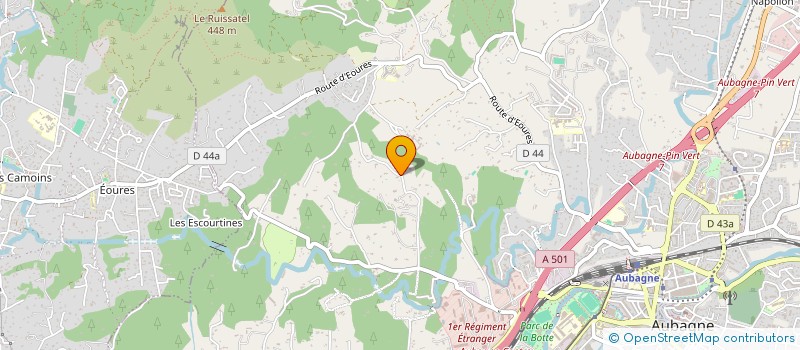 localisation de l'entreprise MADAME LUDMILLA BOJINSKAYA  AUBAGNE