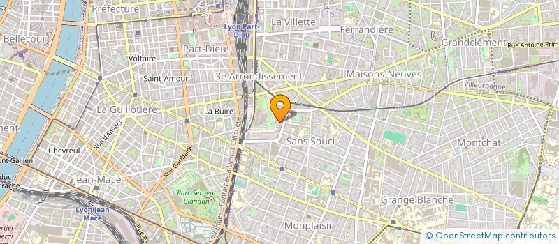 localisation de l'entreprise MADAME LUDMILLA CARCHIA  CALUIRE-ET-CUIRE