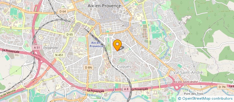 localisation de l'entreprise MADAME LUDMILLA COHEN  AIX-EN-PROVENCE