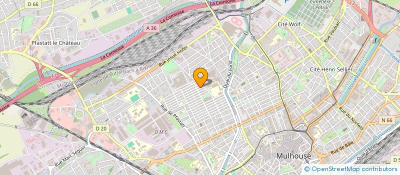 localisation de l'entreprise MADAME LUDMILLA ELUSUE  MULHOUSE