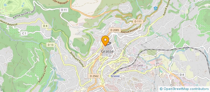 localisation de l'entreprise MADAME LUDMILLA HEUVIN  GRASSE