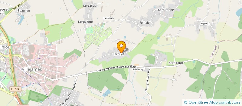 localisation de l'entreprise MADAME LUDMILLA MYCAWKA à GUERANDE