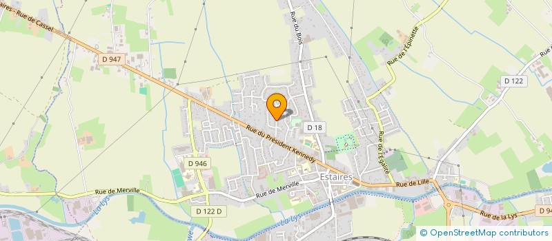 localisation de l'entreprise MADAME LUDMILLA NIEUWJAER  ESTAIRES