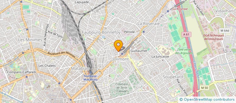 localisation de l'entreprise MADAME LUDMILLA TARANOFF  TOULOUSE