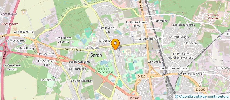 localisation de l'entreprise MADAME LUDMILLIA ODONNAT à SARAN