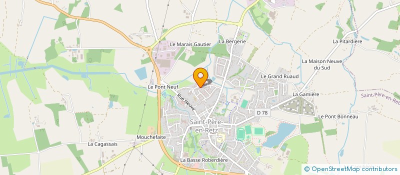 localisation de l'entreprise MADAME LUDOVIC SARRAZIN  SAINT-PERE-EN-RETZ