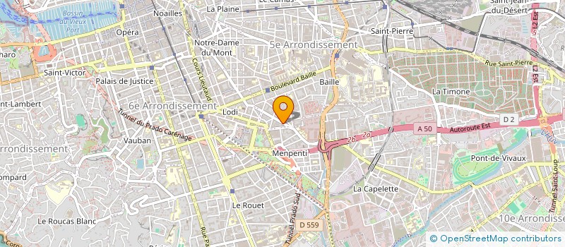 localisation de l'entreprise MADAME LUDOVICA MATAROZZO à MARSEILLE