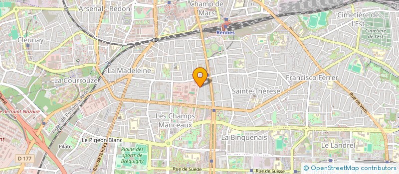 localisation de l'entreprise MADAME LUDVINA COLLET  RENNES