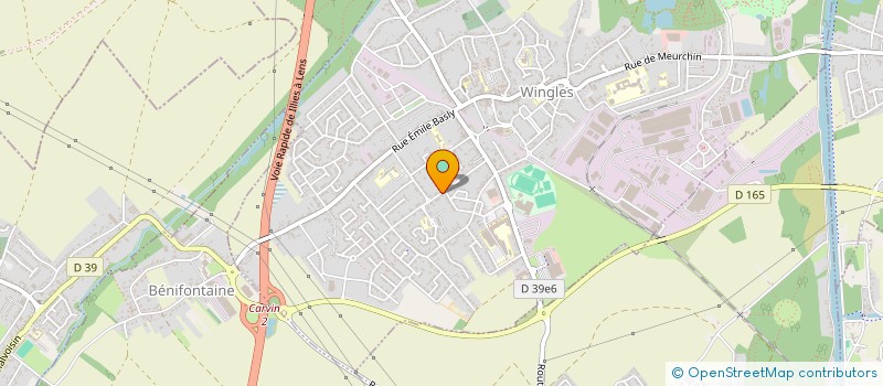 localisation de l'entreprise MADAME LUDWIK SLOMIANY  WINGLES