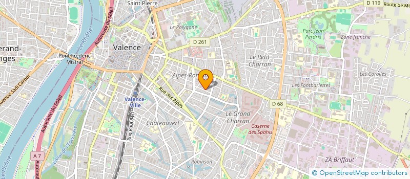 localisation de l'entreprise MADAME LUDYVINE GIRAUD  VALENCE