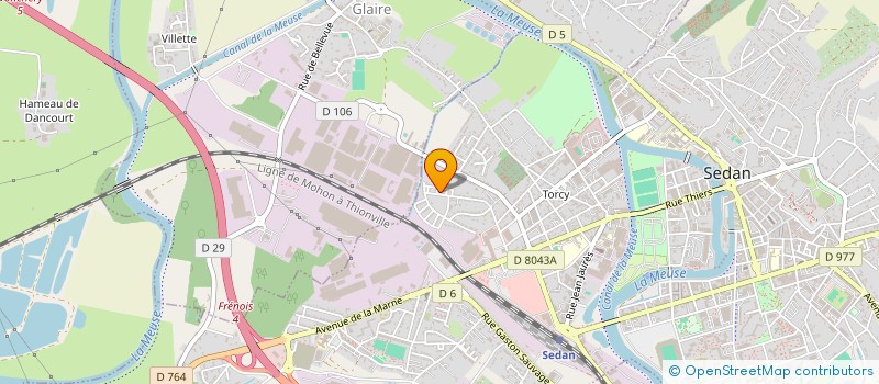 localisation de l'entreprise MADAME LUDYVINE POLI à SEDAN