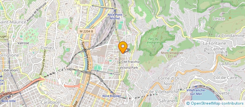 localisation de l'entreprise MADAME LUEDA ZELA  NICE