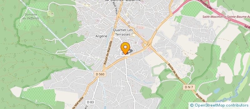 localisation de l'entreprise MADAME LUGDIVINE BLANC à SAINT-MAXIMIN-LA-SAINTE-BAUME
