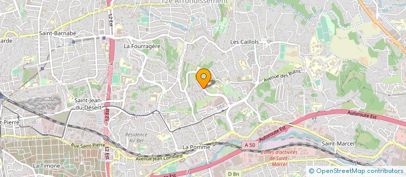 localisation de l'entreprise MADAME LUGDIVINE SASSONE à MARSEILLE