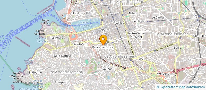 localisation de l'entreprise MADAME LUGDIWINE LAUGIER-MERSALI  MARSEILLE