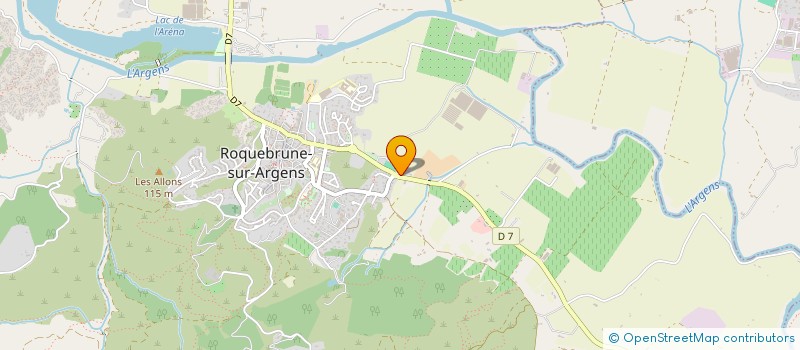 localisation de l'entreprise MADAME LUIENNE CHATEAUNEUF à ROQUEBRUNE-SUR-ARGENS