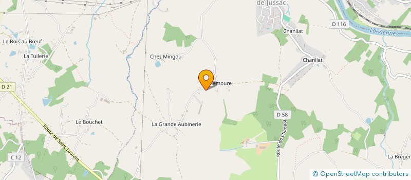 localisation de l'entreprise MADAME LUIGIA GAUTIER  SAINT-MARTIN-DE-JUSSAC