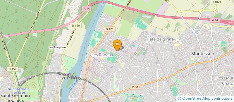 localisation de l'entreprise MADAME LUIGIA GIORDANO  MONTESSON